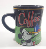 Disney Mickey's Coffee "Really Swell" All-Method Grind Disney Blend Black and Green Ceramic Coffee Mug Cup
