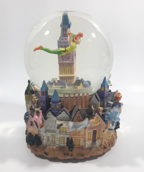 2001 Hallmark Disney's Peter Pan 50 Years of Adventure! 6" Tall Musical Snow Globe with Motion