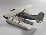 Vintage Style White Float Plane Large Tin Metal Airplane