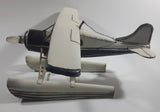 Vintage Style White Float Plane Large Tin Metal Airplane