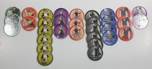 1995 King Features Syndicate Popeye The Sailor Cartoon Character Pogs / Caps Lot of 32