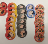 1995 King Features Syndicate Popeye The Sailor Cartoon Character Pogs / Caps Lot of 36