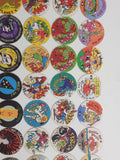 1994 Imperial Slammer Jammers & Slammer Whammers Pogs / Caps Lot of 45
