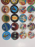 1994 Imperial Slammer Jammers & Slammer Whammers Pogs / Caps Lot of 45
