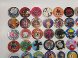 1990s Mixed Pogs / Caps Lot of 204