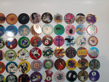 1990s Mixed Pogs / Caps Lot of 204