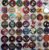 1990s Mixed Pogs / Caps Lot of 204