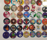 1990s Mixed Pogs / Caps Lot of 204