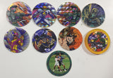 1990s Mixed Power Caps, Spawn, Gargoyles, Power Rangers Pogs / Caps Lot of 8 + 1 Slammer