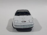 Maisto Corvete ZR-1 White Die Cast Toy Car Vehicle - No Windshield