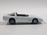 Maisto Corvete ZR-1 White Die Cast Toy Car Vehicle - No Windshield