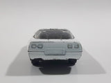 Maisto Corvete ZR-1 White Die Cast Toy Car Vehicle - No Windshield