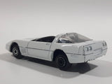 Maisto Corvete ZR-1 White Die Cast Toy Car Vehicle - No Windshield