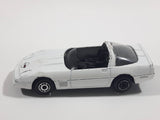 Maisto Corvete ZR-1 White Die Cast Toy Car Vehicle - No Windshield