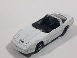 Maisto Corvete ZR-1 White Die Cast Toy Car Vehicle - No Windshield