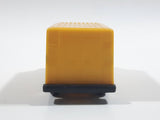 Unknown Brand No. 1005 Delivery Van Yellow Plastic Body Die Cast Toy Car Vehicle