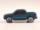 Maisto Ford Sport Trac Pickup Truck Teal Green Die Cast Toy Car Vehicle
