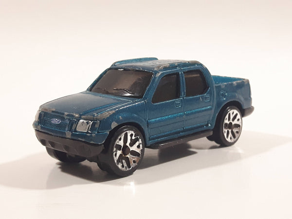 Maisto Ford Sport Trac Pickup Truck Teal Green Die Cast Toy Car Vehicle