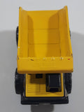 1998 Maisto Tonka Hasbro Mighty Dump Truck 768 Yellow 1/64 Scale Die Cast Toy Car Construction Vehicle