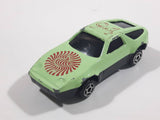 Unknown Brand #94 Light Green Die Cast Toy Car Vehicle