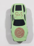 Unknown Brand #94 Light Green Die Cast Toy Car Vehicle
