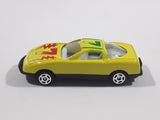 Greenbrier International #7 Yellow Die Cast Toy Car Vehicle
