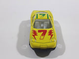 Greenbrier International #7 Yellow Die Cast Toy Car Vehicle