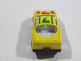 Greenbrier International #7 Yellow Die Cast Toy Car Vehicle
