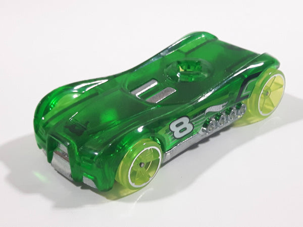 2019 Hot Wheels Super Rigs Wingstorm Semi Truck Car Hauler Translucent Green Die Cast Toy Car Vehicle