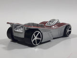 2008 Hot Wheels Motoblade Dark Red Plastic Toy Car Vehicle McDonald's Happy Meal with Crash Sound - Dead Battery