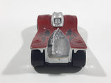 2008 Hot Wheels Motoblade Dark Red Plastic Toy Car Vehicle McDonald's Happy Meal with Crash Sound - Dead Battery