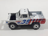 Zee Toys Dyna Wheels D125 Rough Riders Pickup Truck #35 White Die Cast Toy Car Vehicle