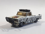 Vintage Majorette Dodge Simca White Safari Truck with Black stripes 1/80 Scale Die Cast Toy Car Vehicle