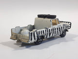 Vintage Majorette Dodge Simca White Safari Truck with Black stripes 1/80 Scale Die Cast Toy Car Vehicle