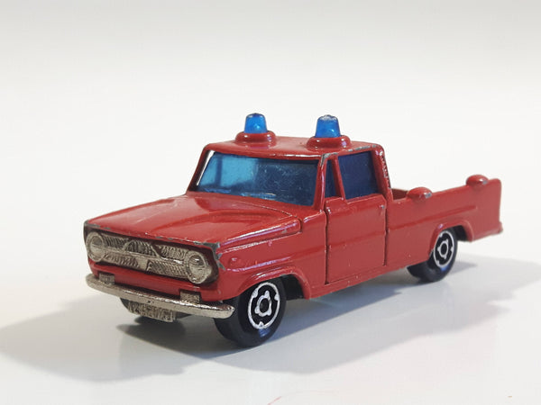 Vintage Majorette Dodge Simca Red Tow Truck 1/80 Scale Die Cast Toy Car Vehicle