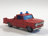Vintage Majorette Dodge Simca Red Tow Truck 1/80 Scale Die Cast Toy Car Vehicle