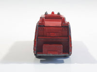 Vintage PlayArt Fire Tender Fire Truck Red Die Cast Toy Car Vehicle - Made in Hong Kong