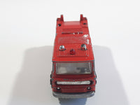 Vintage PlayArt Fire Tender Fire Truck Red Die Cast Toy Car Vehicle - Made in Hong Kong