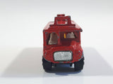 Vintage PlayArt Double Decker Bus Red Die Cast Toy Car Vehicle Missing Second Level - Made in Hong Kong