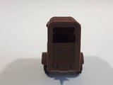 Unknown Brand Horse Animal Livestock Trailer Brown Plastic Die Cast Toy Car Vehicle with Opening Door