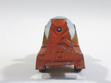 Vintage PlayArt Cement Mixer Yellow and Orange Die Cast Toy Car Construction Building Equipment Vehicle - Missing half the Windsheild - Hong Kong