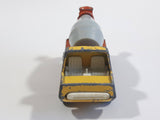 Vintage PlayArt Cement Mixer Yellow and Orange Die Cast Toy Car Construction Building Equipment Vehicle - Missing half the Windsheild - Hong Kong
