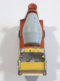 Vintage PlayArt Cement Mixer Yellow and Orange Die Cast Toy Car Construction Building Equipment Vehicle - Missing half the Windsheild - Hong Kong