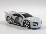 2011 Maisto Marvel Spider Sense Spider-Man Street Speeder White Die Cast Toy Car Vehicle