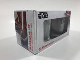 Disney Star Wars Glassware Set of Two 10 oz (295 ML) Each Etched Glass Cups New in Box