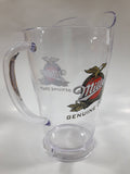 Miller Genuine Draft 9 1/4" Tall Plastic Beer Pitcher Jug