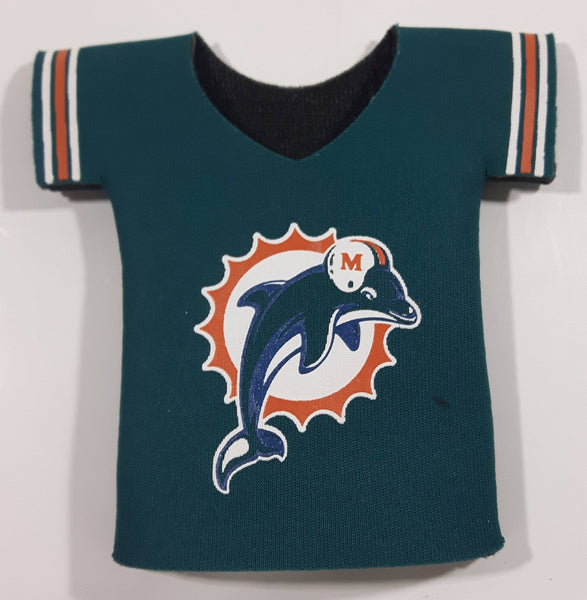 Miami Dolphins NFL Football Team Jersey Shaped Foam Beer Holder Koozie