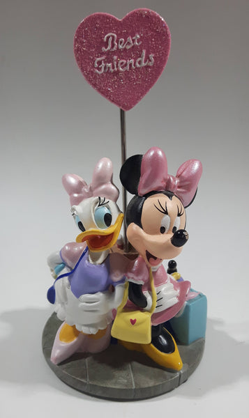 Disney Theme Parks Authentic Original Daisy Duck and Minnie Mouse Best Friends 5" Tall Detailed Resin Sculpture