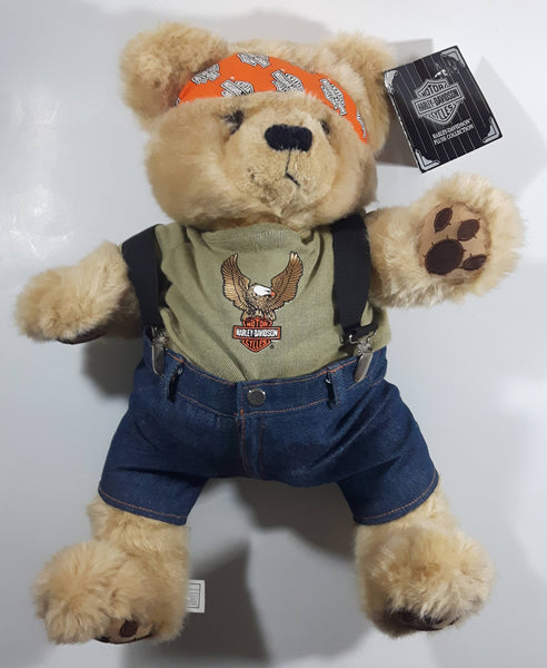 1997 Harley Davidson Motor Cycles Plush Collection "Cruiser" 16" Tall Stuffed Animal Bear with Tags