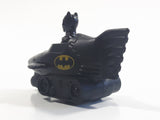 1991 McDonald's DC Comics Batman Batmobile Push Down Spring Release Black Plastic Toy Car Vehicle